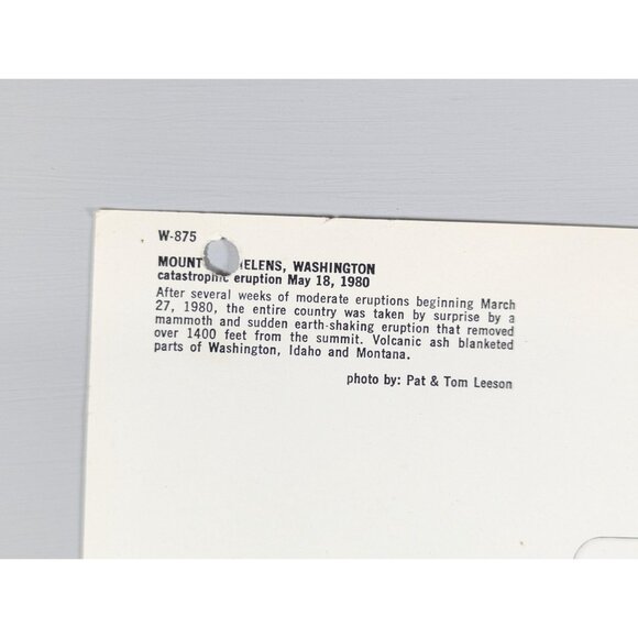 Vintage 1980 Mount St Helens Washington USA Volcano eruption post cards x 4, - Picture 10 of 10